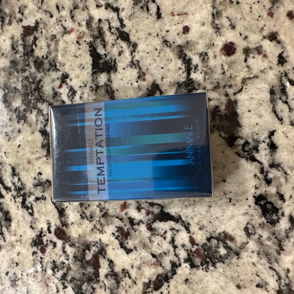 Blue and Black Perfume Box